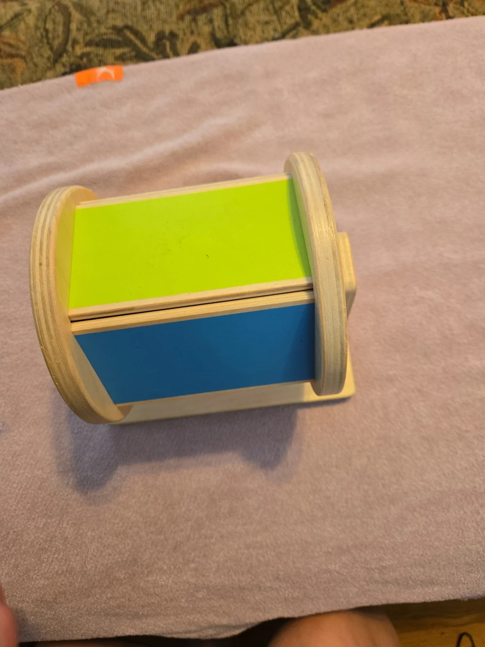 Wooden Spinning Rainbow Drum LOVEVERY
